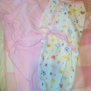 **Summer**(brand)  2 babygirl swaddles